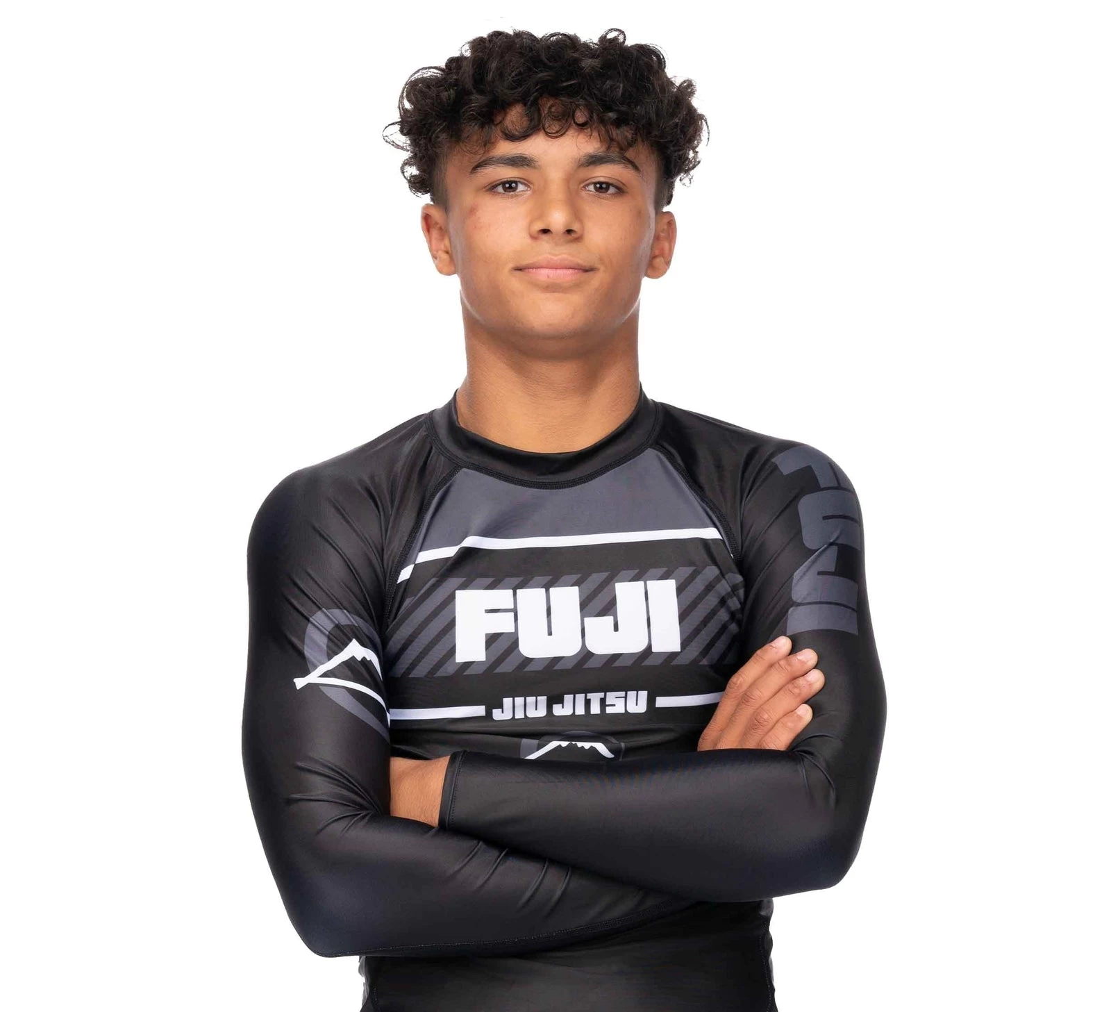 Fuji Freestyle 2.0 Long Sleeve Ranked Rashguard Black - ADULT SIZES - Image 7