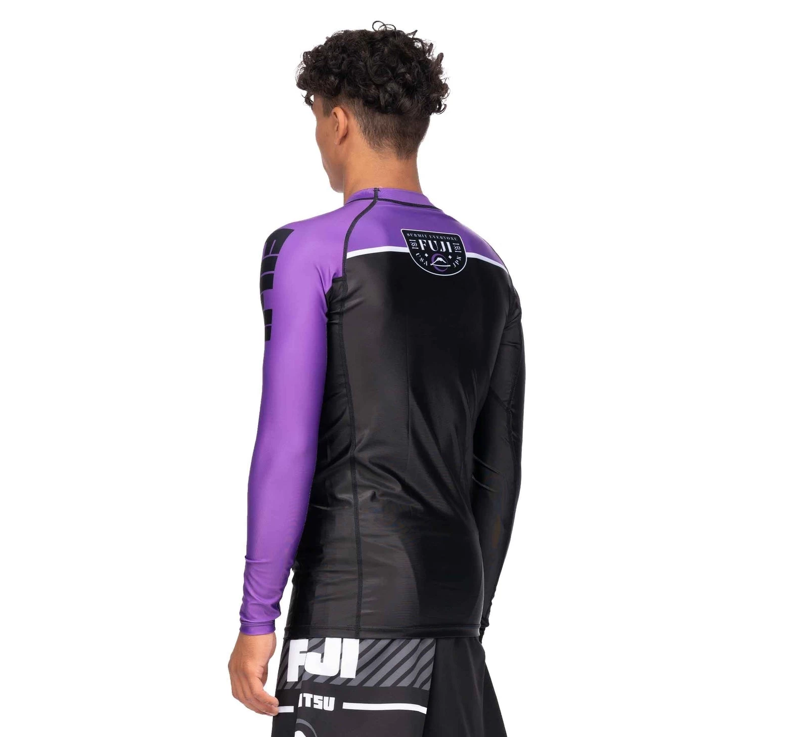 Fuji Freestyle 2.0 Long Sleeve Ranked Rashguard Purple - ADULT SIZES - Image 3