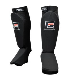 Combat Corner Slip On Elastic Shin Pads -Sports-Boxing & Martial Arts Slip On Elastic Shin Pads BLACK DUEAL 170441579041331