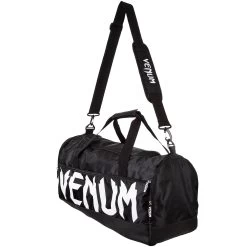 Venum Sparring Sport Bag - Black/White -Sports-Boxing & Martial Arts Venum Sparring Sport Bag Black White 3