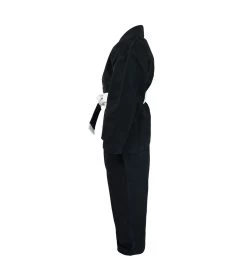 Combat Corner Kids Classic Kimono -W/ FREE WHITE BELT -Sports-Boxing & Martial Arts YOUTH Classic Kimono Gi Black LEFT 30145.1578659684