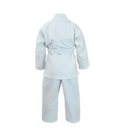 Combat Corner Kids Classic Kimono -W/ FREE WHITE BELT -Sports-Boxing & Martial Arts YOUTH Classic Kimono Gi White BACK 46185