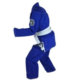 Combat Corner YoungStar Youth Brazilian Jiu Jitsu Form2 GI – FREE WHITE BELT -Sports-Boxing & Martial Arts YSBlueSidePose 600x675 1024x1024 919e29d1 d2ff 488f 9e48 3b760149c789