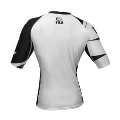 FUJI SPORTS FREESTYLE IBJJF RANKED RASHGUARD SHORT SLEEVE -Sports-Boxing & Martial Arts back ss white
