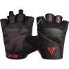 RDX SPORTS RDX S2 BLACK LEATHER WEIGHT LIFTING GLOVES