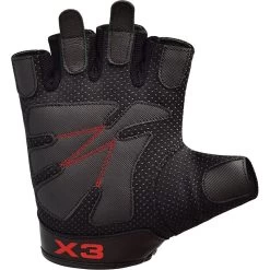 RDX SPORTS RDX S2 BLACK LEATHER WEIGHT LIFTING GLOVES -Sports-Boxing & Martial Arts bodybuilding weight lifting gloves 364