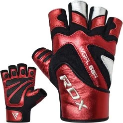 RDX SPORTS RDX S8 BOLD RED LEATHER GYM GLOVES 13 RDX SPORTS RDX S8 BOLD RED LEATHER GYM GLOVES -Sports-Boxing & Martial Arts bold weight lifting gloves 319