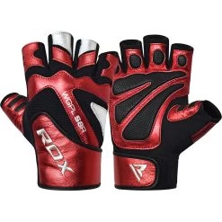 RDX SPORTS RDX S8 BOLD RED LEATHER GYM GLOVES 15 RDX SPORTS RDX S8 BOLD RED LEATHER GYM GLOVES -Sports-Boxing & Martial Arts bold weight lifting gloves 321