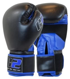 Combat Corner C2 Boxing Gloves W/ XtraFresh Blk/Blue