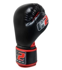 Combat Corner C2 Boxing Gloves W/ XtraFresh Blk/Red -Sports-Boxing & Martial Arts c2 boxing gloves w xtrafresh blkred 111