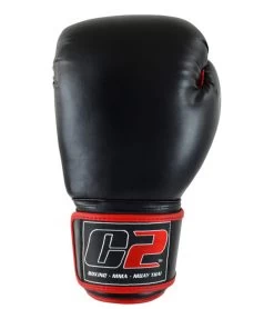 Combat Corner C2 Boxing Gloves W/ XtraFresh Blk/Red -Sports-Boxing & Martial Arts c2 boxing gloves w xtrafresh blkred 113