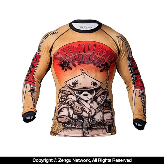 Tatami X Chris Burns "Samurai Panda" Rashguard 3 Tatami X Chris Burns "Samurai Panda" Rashguard
