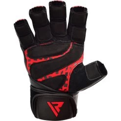 RDX SPORTS RDX L7 CROWN WEIGHTLIFTING LEATHER GYM GLOVES -Sports-Boxing & Martial Arts crown weight lifting gloves 11