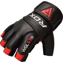 RDX SPORTS RDX L7 CROWN WEIGHTLIFTING LEATHER GYM GLOVES -Sports-Boxing & Martial Arts crown weight lifting gloves 13