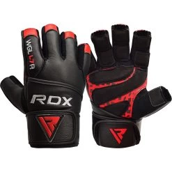 RDX SPORTS RDX L7 CROWN WEIGHTLIFTING LEATHER GYM GLOVES -Sports-Boxing & Martial Arts crown weight lifting gloves 17