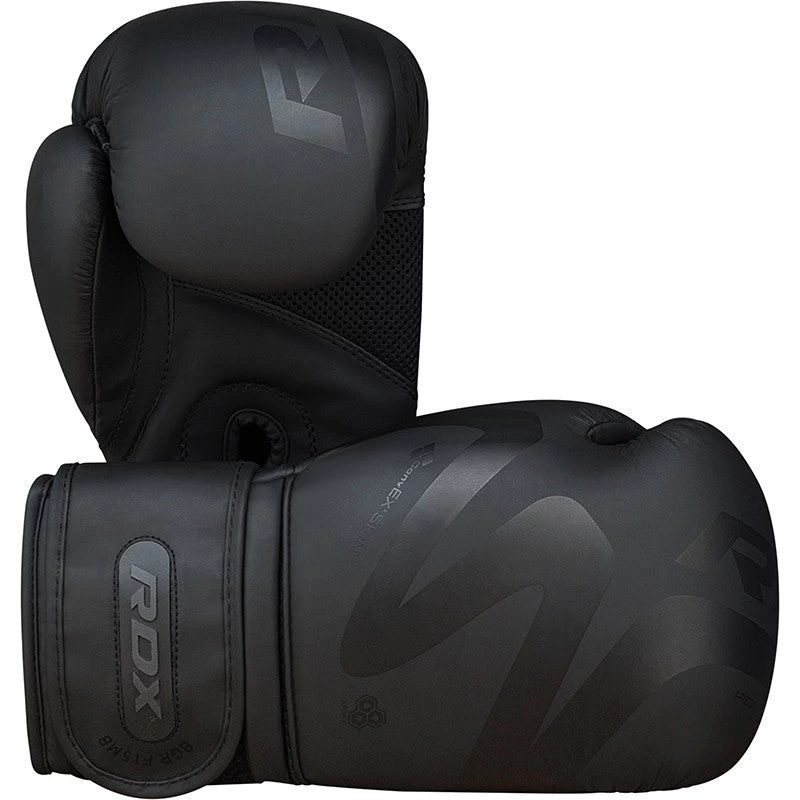 RDX SPORTS RDX F15 NOIR BLACK BOXING GLOVES 6 RDX SPORTS RDX F15 NOIR BLACK BOXING GLOVES - Image 4