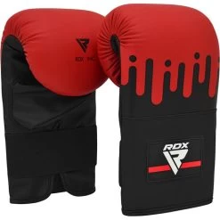 RDX SPORTS RDX F9 BAG GLOVES RED & BLACK -Sports-Boxing & Martial Arts f9 bag gloves 4oz red black 2