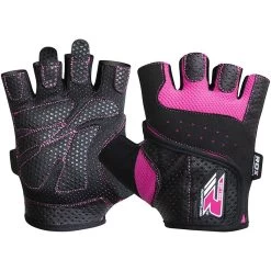 RDX SPORTS RDX S5 FEMININE PINK WEIGHT LIFTING GLOVES -Sports-Boxing & Martial Arts feminine weight lifting gloves 351