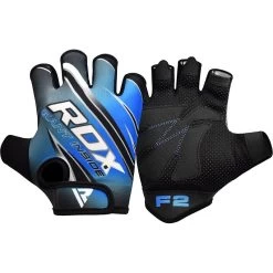 RDX SPORTS RDX F2 BLUE GYM WORKOUT GLOVES -Sports-Boxing & Martial Arts fitness workout gym gloves 287