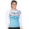 Fuji Reversal Girl's Long Sleeve Rashguard White