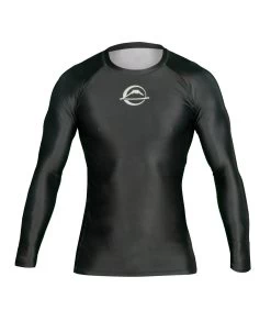 FUJI Baseline Ranked Long Sleeve Rashguard -Sports-Boxing & Martial Arts fuji baseline ranked rashguard black 1