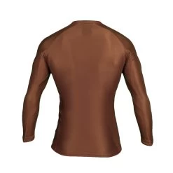 FUJI Baseline Ranked Long Sleeve Rashguard -Sports-Boxing & Martial Arts fuji baseline ranked rashguard brown 2