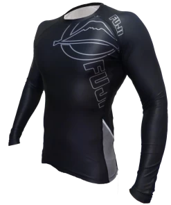 FUJI Inverted Long Sleeve Rashguard -Sports-Boxing & Martial Arts fuji inverted long sleeve rashguard black 1