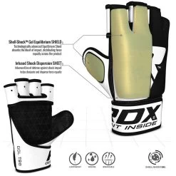 RDX SPORTS RDX T9 HEARSE LEATHER MMA GRAPPLING GLOVES -Sports-Boxing & Martial Arts hearse mma grappling gloves 18