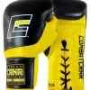 Combat Corner HMIT Lace Up Boxing Gloves | Yellow -Sports-Boxing & Martial Arts hmit lace up boxing gloves 80