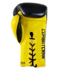 Combat Corner HMIT Lace Up Boxing Gloves | Yellow 10 Combat Corner HMIT Lace Up Boxing Gloves | Yellow -Sports-Boxing & Martial Arts hmit lace up boxing gloves 83