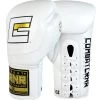 Combat Corner HMIT Lace Up Boxing Gloves White -Sports-Boxing & Martial Arts hmit lace up boxing gloves white 16