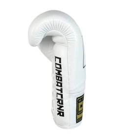 Combat Corner HMIT Lace Up Boxing Gloves White -Sports-Boxing & Martial Arts hmit lace up boxing gloves white 18
