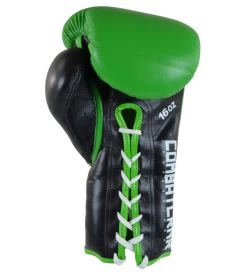 Combat Corner HMIT Lace Up Sparring Gloves Green/Black -Sports-Boxing & Martial Arts hmit lace up sparring gloves green black 88