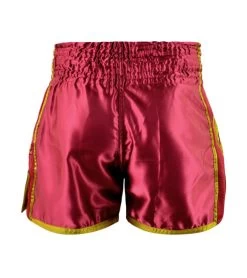 Combat Corner Maroon CRNR Muay Thai Shorts -Sports-Boxing & Martial Arts maroon crnr muay thai shorts 5