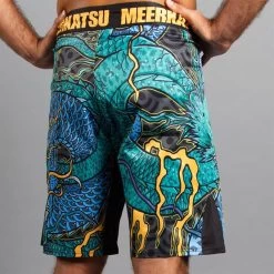 Meerkatsu Colliding Dragons Grappling Shorts -Sports-Boxing & Martial Arts mk sh 001 245