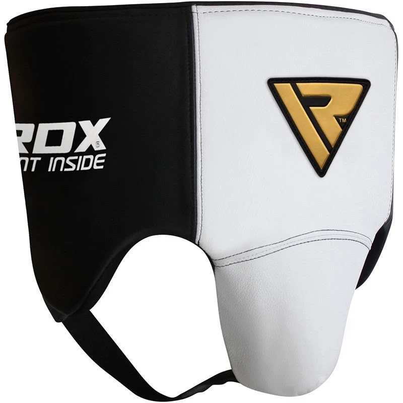 RDX SPORTS RDX L1 GEL LEATHER WHITE GROIN GUARD 4 RDX SPORTS RDX L1 GEL LEATHER WHITE GROIN GUARD - Image 2