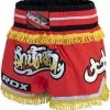 RDX SPORTS RDX R4 RED FIRE MUAY THAI SHORTS
