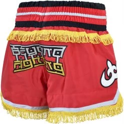 RDX SPORTS RDX R4 RED FIRE MUAY THAI SHORTS -Sports-Boxing & Martial Arts rdx fire muay thai satin shorts 187