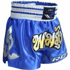 RDX SPORTS RDX R1 Fire Satin Muay Thai Shorts -Sports-Boxing & Martial Arts rdx fire satin muay thai shorts 139
