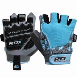 RDX SPORTS RDX S6 LADIES BLUE GYM GLOVES -Sports-Boxing & Martial Arts rdx ladies gym workout amara weight lifting gloves 326