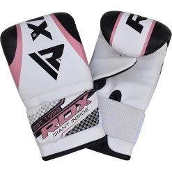 RDX SPORTS RDX 1P WOMEN PINK PUNCHING BAG GLOVES -Sports-Boxing & Martial Arts rdx ladies pink gel punching mitts 24
