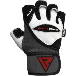 RDX SPORTS RDX L1 LEATHER GYM GLOVES -Sports-Boxing & Martial Arts rdx leather bodybuilding gym weight lifting gloves 357