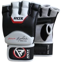 RDX SPORTS RDX T3 LEATHER MMA GRAPPLING GLOVES -Sports-Boxing & Martial Arts rdx leather gel training grappling gloves 53