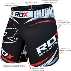 RDX SPORTS RDX R1 MMA TRAINING SHORTS -Sports-Boxing & Martial Arts rdx mma shorts grappling short 12