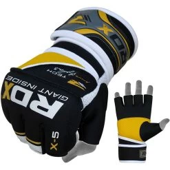 RDX SPORTS RDX X5 MMA FIGHT GLOVES 26 RDX SPORTS RDX X5 MMA FIGHT GLOVES -Sports-Boxing & Martial Arts rdx neoprene power fighter grappling gloves 112