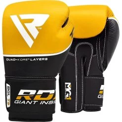 RDX SPORTS RDX T9 ACE LEATHER BOXING GLOVES -Sports-Boxing & Martial Arts rdx quad kore leather training gloves 43