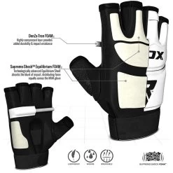 RDX SPORTS RDX T2 TAEKWONDO LEATHER TKD GLOVES -Sports-Boxing & Martial Arts rdx taekwondo grappling gloves tkd 3