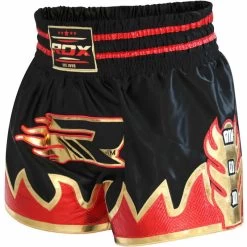 RDX SPORTS RDX R2 ULTRA CRIMSON SATIN MUAY THAI SHORTS -Sports-Boxing & Martial Arts rdx ultra crimson satin muay thai shorts 161