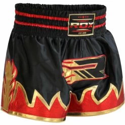 RDX SPORTS RDX R2 ULTRA CRIMSON SATIN MUAY THAI SHORTS -Sports-Boxing & Martial Arts rdx ultra crimson satin muay thai shorts 163