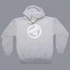 Scramble Brush Logo Hoodie - Grey